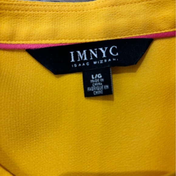 IMNYC Yellow blouse women’s size large - Picture 2 of 4